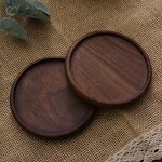 Wooden Coaster Manufacturer - Wholesale Custom Engraved Rustic Round Square Walnut for Drinks