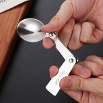 Stainless Steel Cutlery Manufacturer - Wholesale 304 Portable Travel Camping Foldable Spoon Fork Salad Fork