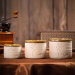 Stoneware Coffee Cup Manufacturer - Oman Arab Emirates Kuwait Text Saudi Arabic Camel Clay Coconut Palm Tree