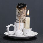 Ceramic Incense Burner Manufacturer - White Sage Sticks Holder Palo Santo Holy Wood for Home Decorations