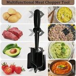 Meat Chopper Manufacturer - Household Manual Ground Vegetable Multifunctional Heat Resistant Masher Mix