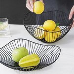 Metal Fruit Bowl Manufacturer - Household Artist Decor Irregular Novelty Gold Black Dry Fruit Dish Candy Container