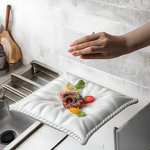 Ceramic Serving Plate Manufacturer - Unique Pillow Shaped Sushi Pasta Dessert Salad Cold Dishes for Restaurant Party