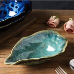 Porcelain Bowl Manufacturer - Kiln Change Irregular Shell Unique Crockery Oysters Shape Ceramic Serving Plate