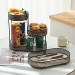 Iron Art Fruit Tray Manufacturer - Nordic-Style Creative Multi-Tier Storage Basket for Snacks Candy Confectionery