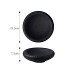Ceramic Dinner Plate Manufacturer - Unique Black Frosted Thick Minimalist Matte Deep Soup for Restaurant
