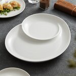 Ceramic Dinner Plate Manufacturer - Personality Irregular Porcelain Cold Dish for Hotel Restaurant