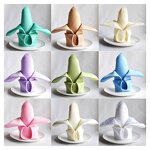 Napkin Cloth Manufacturer - Wholesale Solid Color for Hotel Restaurant Cafe Folding Flower Shape Cup Cloth