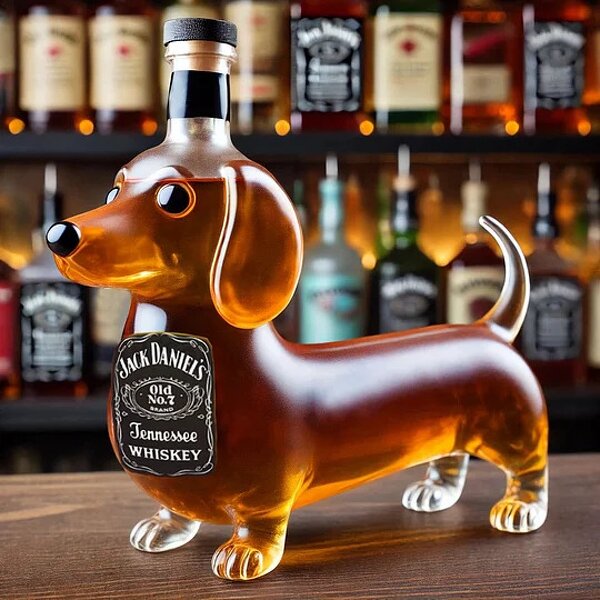 Wine Decanter Manufacturer - High Borosilicate Dachshund Design Glass for Households Party Decor