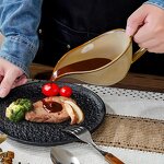 Porcelain Sauce Cup Manufacturer - Boat Shape White Restaurant Dinnerware Soy Ceramic Sushi with Handle