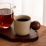 Clay Espresso Cup Manufacturer - Handmade Japanese Style Unique Handle Home Party Personalized Stoneware