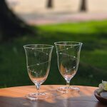 Whiskey Glass Manufacturer - 300ml Handblown Vinum Crystal Single Malt Modern Vintage Star Tracks Pattern