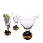 Cocktail Cup Manufacturer - Modern Crystal Ball Base Creative Luxury Decorative Martini for Home Party