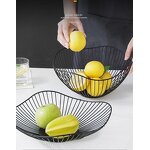 Iron Art Fruit Dish Manufacturer - Nordic Style Simple Storage Basket Creative for Living Room Snacks Household