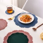 Silicone Placemat Manufacturer - High Quality Anti-Fouling Heat Insulation Durable Dining Cushion for Insulated Bowl Scalding Protection