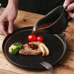 Porcelain Sauce Cup Manufacturer - Boat Shape White Restaurant Dinnerware Soy Ceramic Sushi with Handle