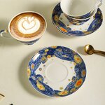 Bone China Tea Cup Set Manufacturer - Deepsea Design British-Style White Porcelain GoldRim Coffee Cup Saucer Gift