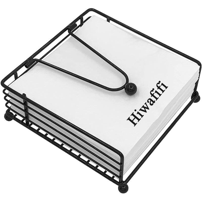 Napkin Holder Manufacturer - Modern Metal Square Cocktail Paper for Kitchen Dining Decor Restaurant Farmhouse Hotel Party