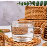 Rattan Placemat Manufacturer - Handmade Artisan Round for Hot Pots and Pans Drink Coasters Dining Table