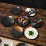 Stoneware Dinner Dish Manufacturer - Japanese Restaurant Hotel Ceramic Banquet Platter Serving Catering Porcelain Charger