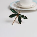 Napkin Ring Manufacturer - Zinc Alloy Green Enamel Dragonfly Home Wedding Party Dinner Holder for Table Decoration