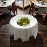 Porcelain Plate Manufacturer - Novelty Irregular White Modern Nordic Tablecloth Design for Wedding Restaurant Christmas