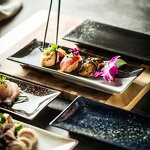 Porcelain Plate Manufacturer - Creative Retro Distressed Large Rectangular Japanese Ceramic Sushi Platters