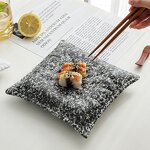 Ceramic Serving Plate Manufacturer - Unique Pillow Shaped Sushi Pasta Dessert Salad Cold Dishes for Restaurant Party