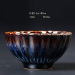 Ceramic Tea Cup Manufacturer - Glaze Kiln Change Jianzhan 4 oz Chinese Kungfu Teacup