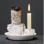 Ceramic Incense Holder Manufacturer - Sage Burner Tray for Palo Santo White Sage Holy Wood for Meditation Room