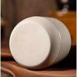 Ceramic Tea Cup Manufacturer - Creative Customized Logo Beige Matte Pottery No Handle Clay