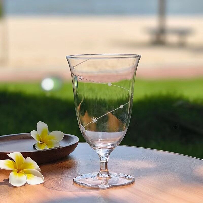 Whiskey Glass Manufacturer - 300ml Handblown Vinum Crystal Single Malt Modern Vintage Star Tracks Pattern