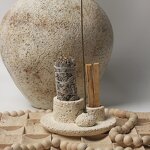 Cement Incense Holder Manufacturer - Sage Burner Smudging Tray for Palo Santo White Sage Holy Wood for Meditation Room