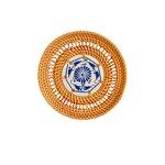 Placemat Manufacturer - Handmade Heat Resistant Round Braided Hollow Out Woven Rattan for Dining
