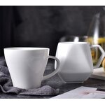 Ceramic Coffee Mug Manufacturer - Modern White Unique Porcelain for Home Restaurant Cafe