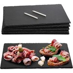 Slate Cheese Platter Manufacturer - Customize Black Tray Natural Rock Stone Serving for Sushi Restaurant Dinner