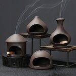 Ceramic Aromatherapy Stove Manufacturer - Peruvian Sacred Wood Palo Santo Holder Sage Burning Tray for Home Decorations