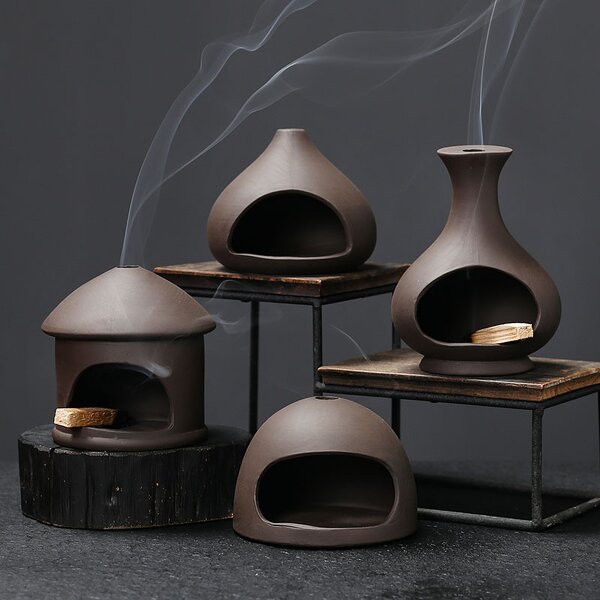 Ceramic Aromatherapy Stove Manufacturer - Peruvian Sacred Wood Palo Santo Holder Sage Burning Tray for Home Decorations