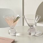 Cocktail Cup Manufacturer - Modern Crystal Ball Base Creative Luxury Decorative Martini for Home Party