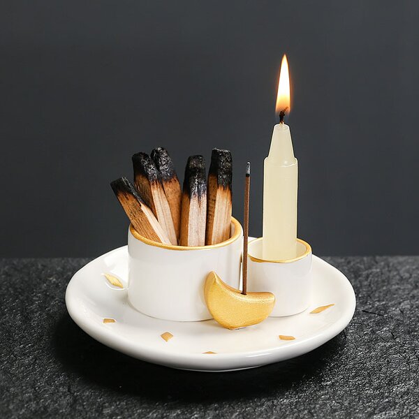 Ceramic Incense Burner Manufacturer - Sandalwood Aromatic for Palo Santo Meditation