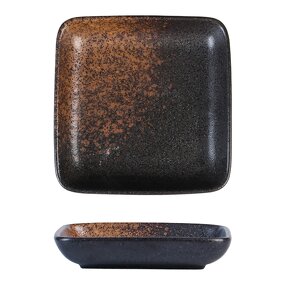 Ceramic Dish Manufacturer - Classic Japanese Style Square Sushi Dumplings Eco-Friendly Small Soy Sauce for Restaurant