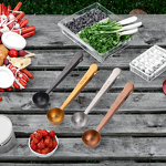 Metal Coffee Scoop Manufacturer - Customized Food Grade Stainless Steel Measuring with Bag Clip for Home