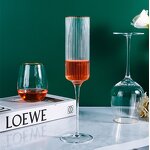 Glass Cup Manufacturer - Vintage Ribbed Unique Dessert Ice Cream for Cocktail Wine Champagne