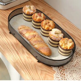 Iron Art Fruit Tray Manufacturer - Nordic-Style Creative Multi-Tier Storage Basket for Snacks Candy Confectionery