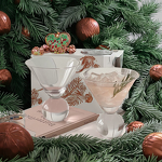 Cocktail Cup Manufacturer - Modern Crystal Ball Base Creative Luxury Decorative Martini for Home Party