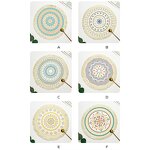 Cotton Placemat Manufacturer - Boho Round Woven Mandala Tassels Heat Proof Washable Circle for Dinner Kitchen Home