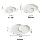 Ceramic Dinner Plate Manufacturer - Personality Irregular Porcelain Cold Dish for Hotel Restaurant
