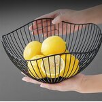 Metal Fruit Bowl Manufacturer - Creative Golden Hollow Stainless Steel Home Decoration Dry Fruit Candy