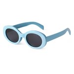 Sunglasses Manufacturer - Kids Oval Polarized Cute Round High Quality TPE Frame Children's Shades for Baby