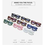 Glasses Manufacturer - Vintage Flat Lenses Eyeglasses Frames Square Frame Blue Light Blocking Eyewear Custom Computer